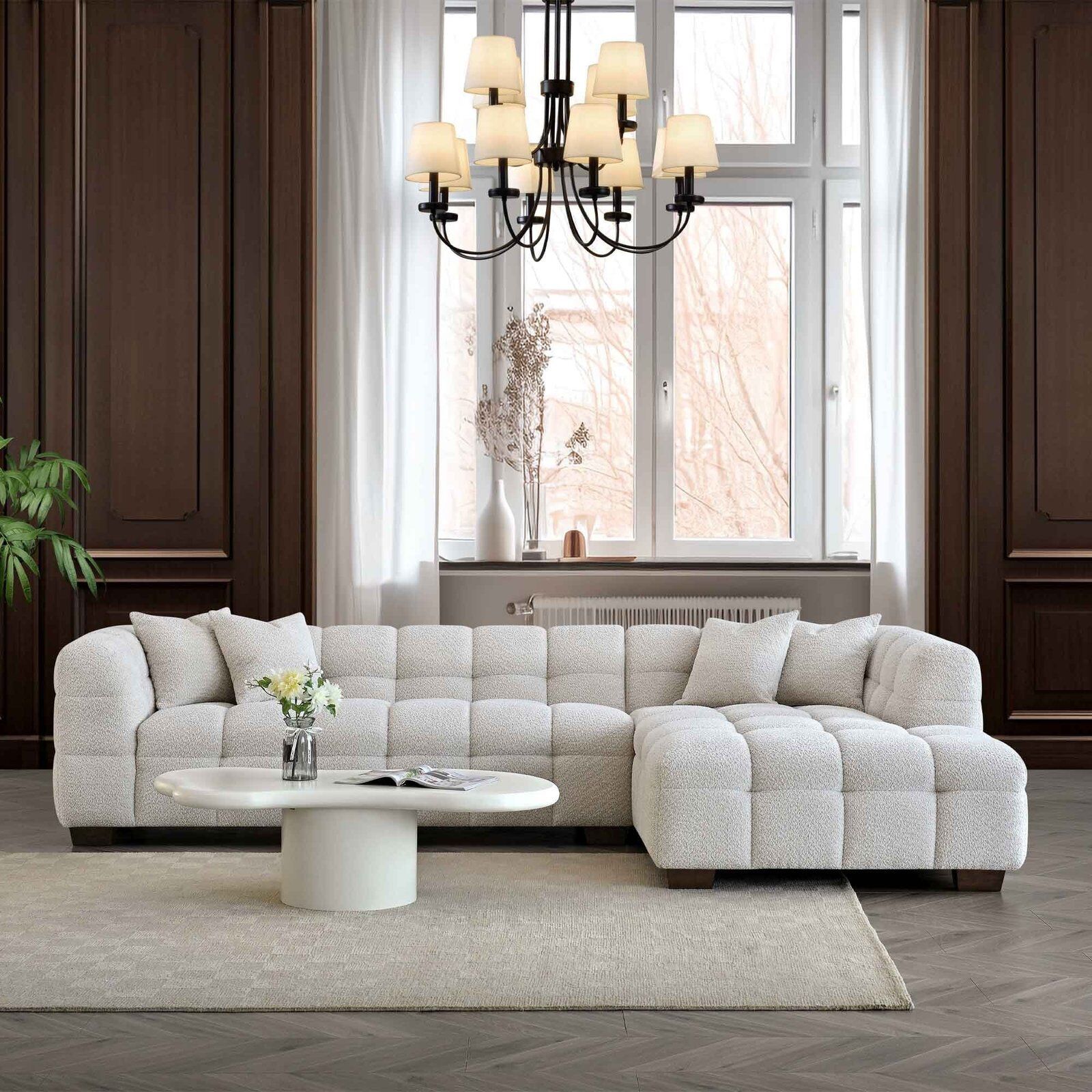 Alux Boucle Corner Sofa