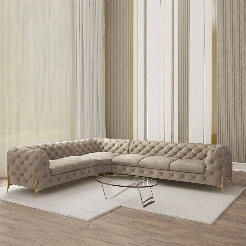 Classic Chesterfield Corner Sofa