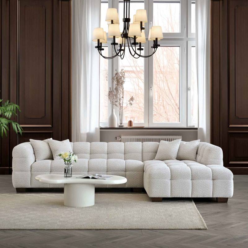 Alux Boucle Corner Sofa
