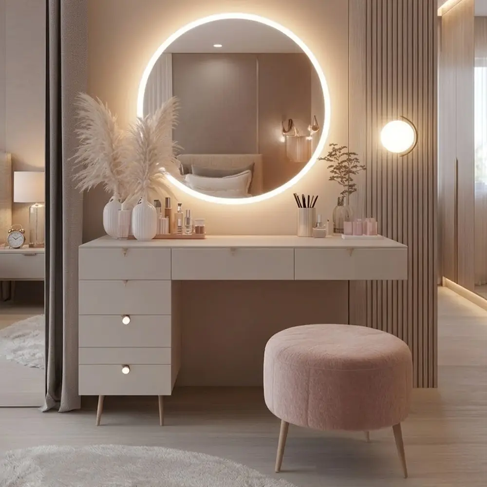 Dressing Table with Mirror | Bedroom Vanity